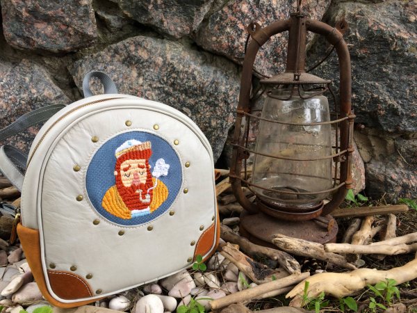 Стильный рюкзачок в морском стиле