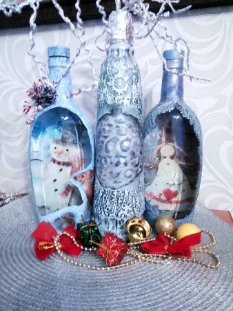 Превью Новогодние бутылки