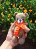 Мишка вязанный , амигуруми , детские  игрушки