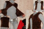 Вязаная шубка