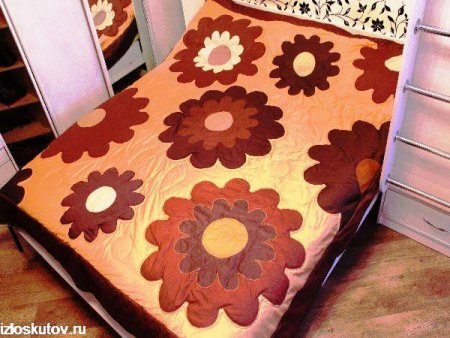 Лоскутное покрывало “Кофейный аромат” № 468
