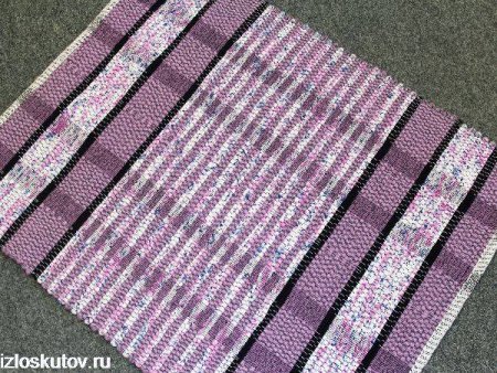 Домотканый половик “Черничное варенье”