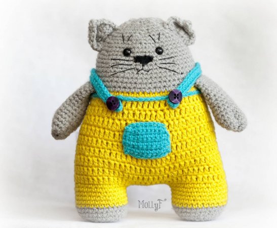 Кот Василий амигуруми
