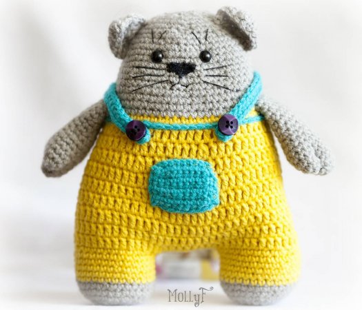 Кот Василий амигуруми