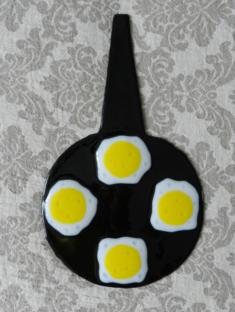 Часы-сковородка