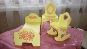 Большой набор мебели для кукол