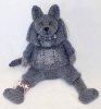 Котик вязаный интерьерная игрушка