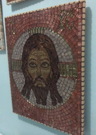 Мозаичная икона СПАС НЕРУКОТВОРНЫЙ