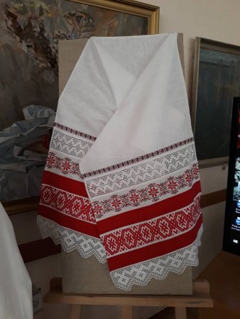 Превью Свадебное полотенце с вышивкой.