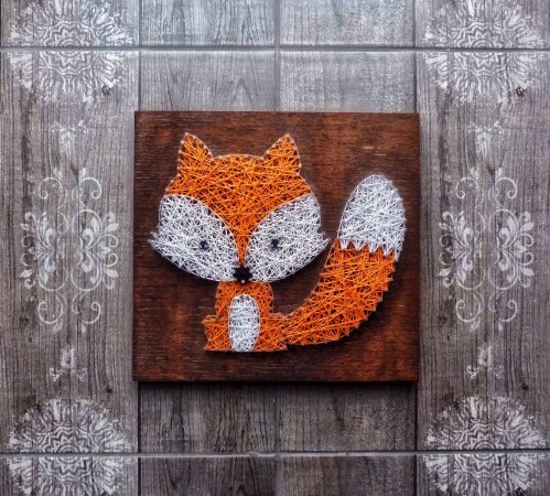 Превью Картина в стиле String Art