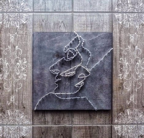 Превью Картина в стиле String Art