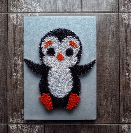 Превью Картина в стиле String Art