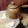 Деревянная сахарницп