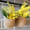 Подвесные корзины из джута