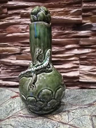 Превью Ящерица на камнях (кувшин)