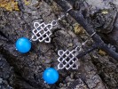 Серьги ручной работы Затерянный источник