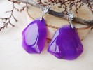 Серьги ручной работы Крокусы Юноны