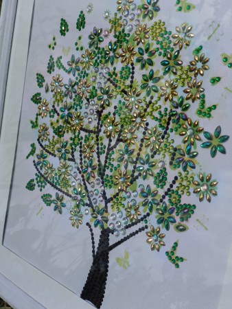 Алмазная мозайка в рамке 30*30 готовая