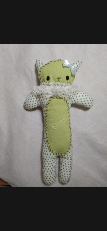 Превью винтажная игрушка котик