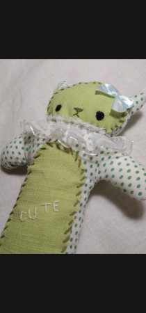 винтажная игрушка котик